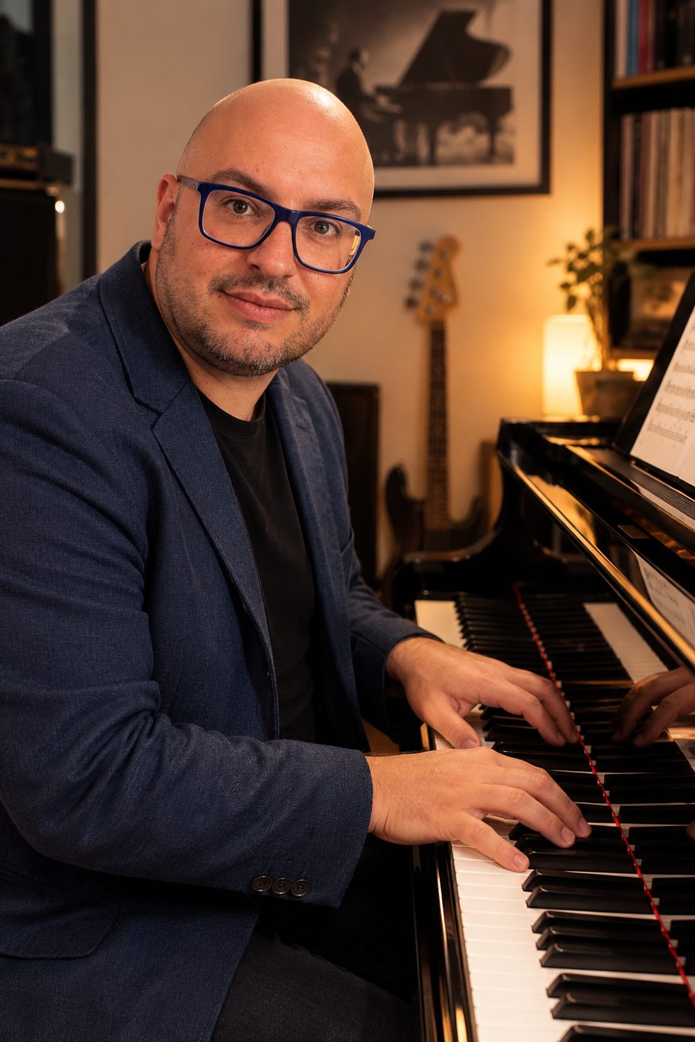 Francesco Casertano al pianoforte
